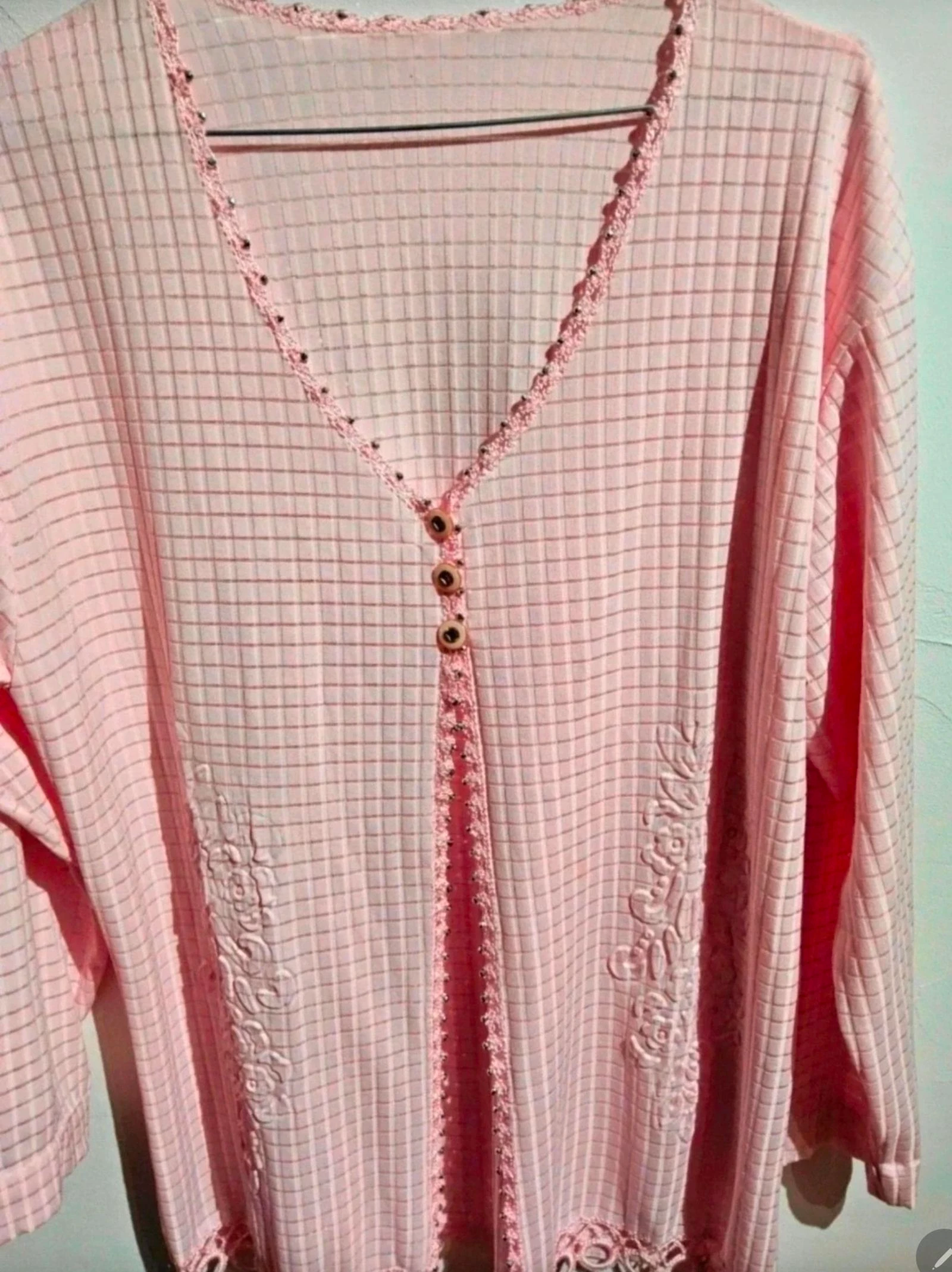 🌸 Romantic Powder Pink Cardigan – Size 42 🌸 – photo 3